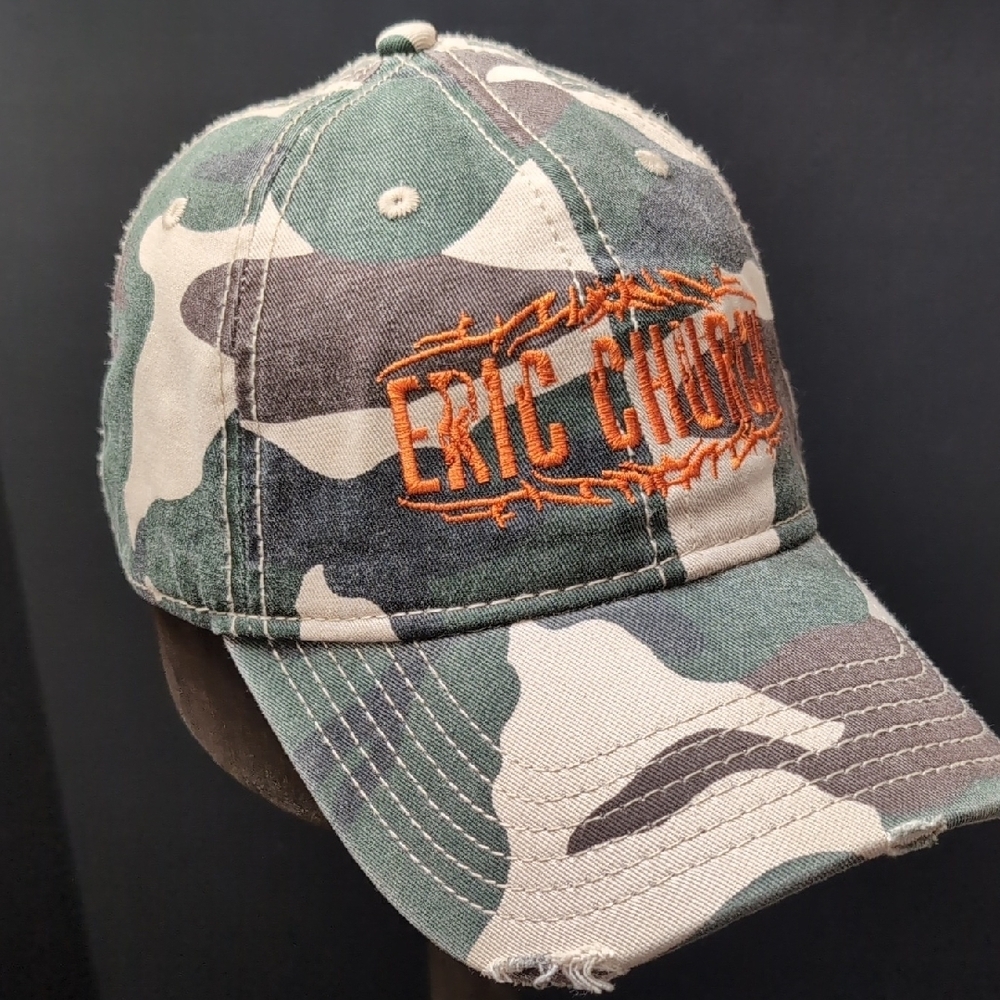 Otto Collection ,Eric Church Green Camo Velcro Strap Closure Hat.